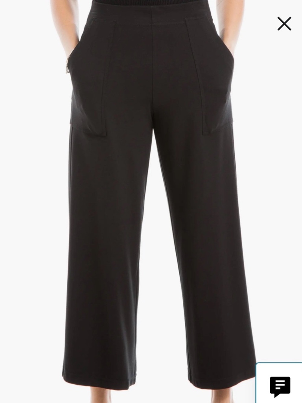 Max Studio Cropped Knit pants.  Sz L